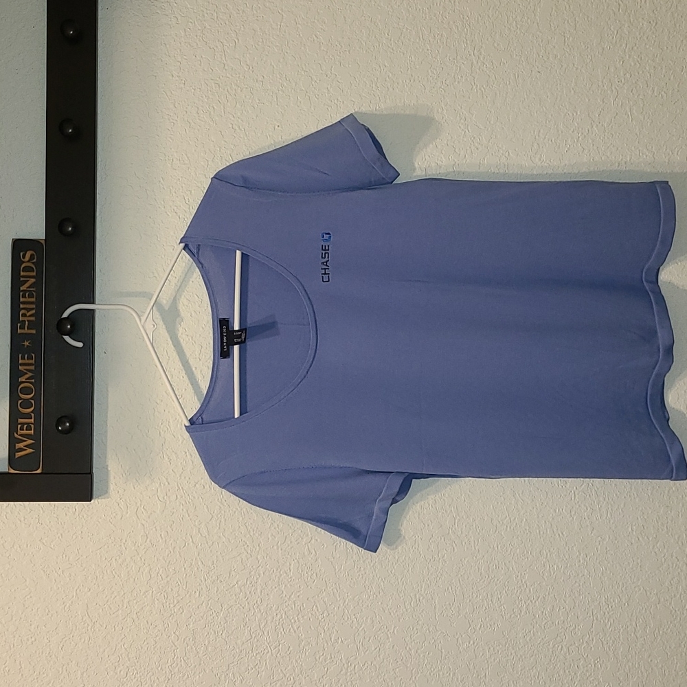 Chase Bank Lands'End short sleeve sweater